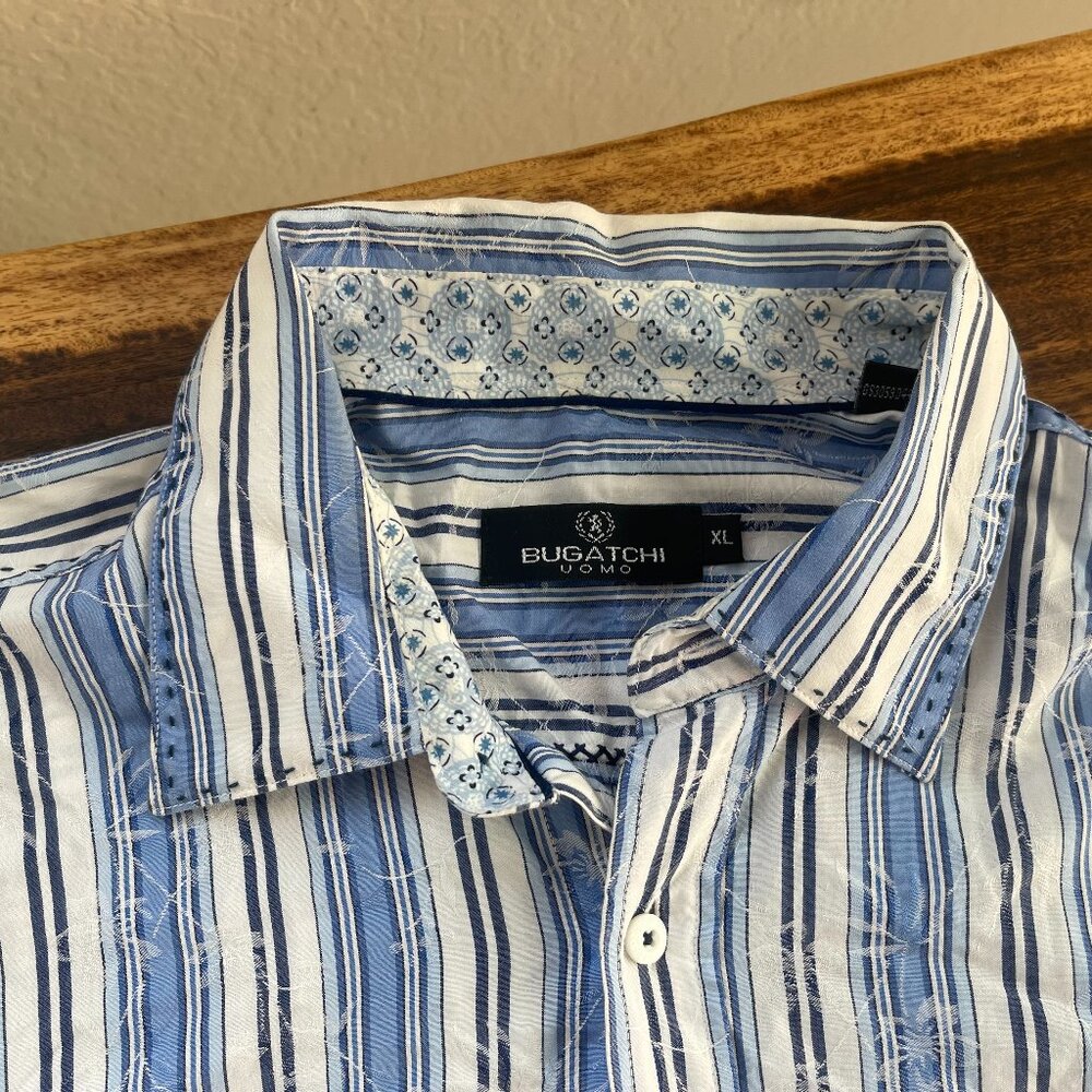 Bugatchi Venetian Style Long sleeve Shirt XL